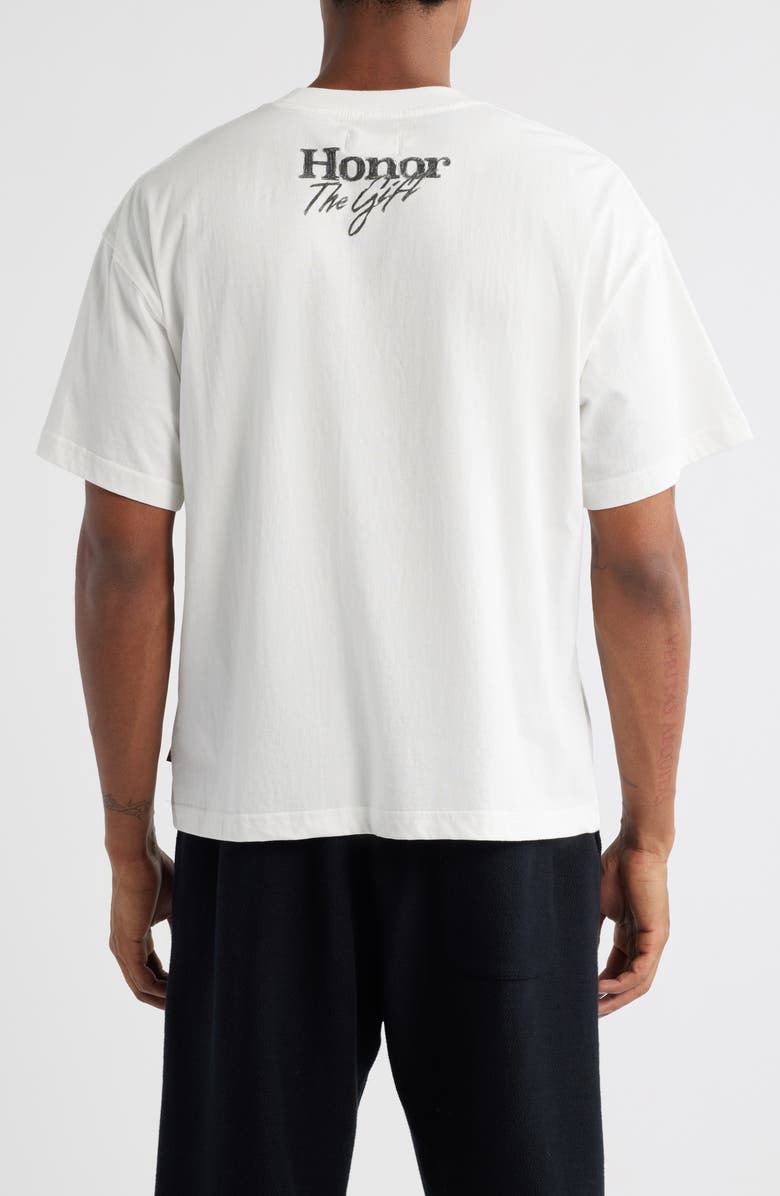 HONOR THE GIFT Traveled Journey Graphic T-Shirt, Alternate, color, White