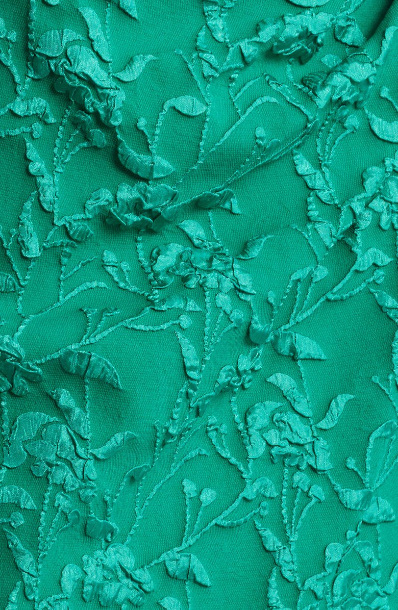 Eliza J Floral Embroidery Off the Shoulder Gown, Alternate, color, 