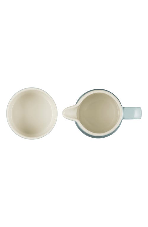 Le Creuset Sea Salt Signature Cream & Sugar Set With $6 Credit In Sea Salt