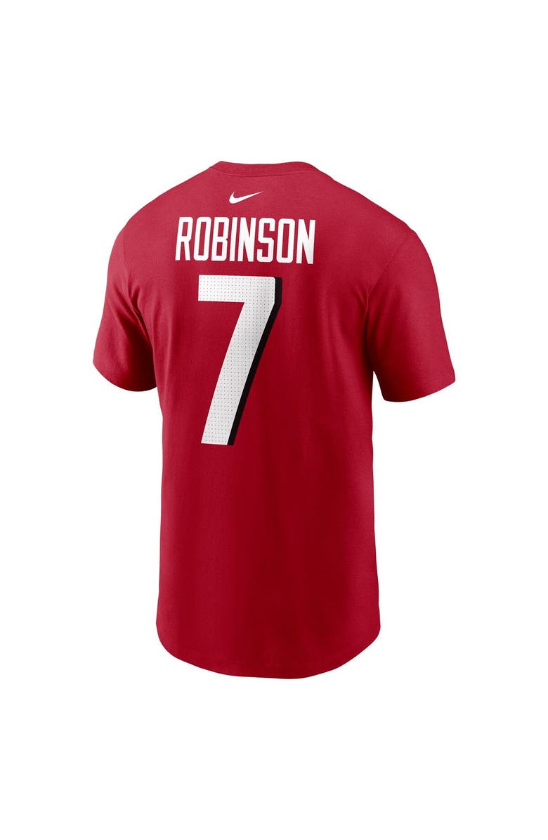 Nike Men's Nike Bijan Robinson Red Atlanta Falcons Player Name & Number T-Shirt, Alternate, color, Red