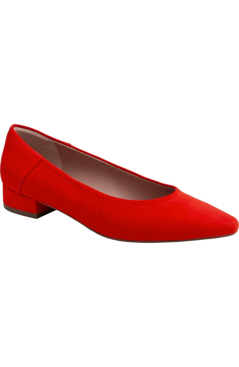 Linea Paolo Becky Pump, Main, color, Crimson
