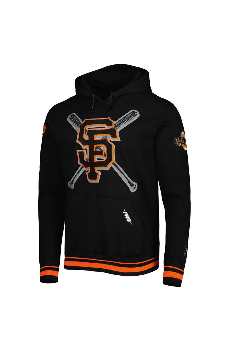 PRO STANDARD Men's Pro Standard Black San Francisco Giants Mash Up Logo Pullover Hoodie, Alternate, color,