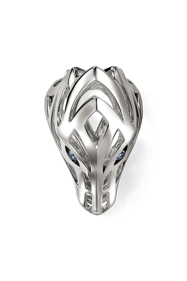 Naga Ring, Alternate, color, SILVER