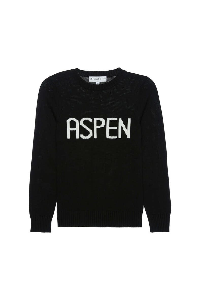 Aspen Crewneck Sweater, Main, color, Black