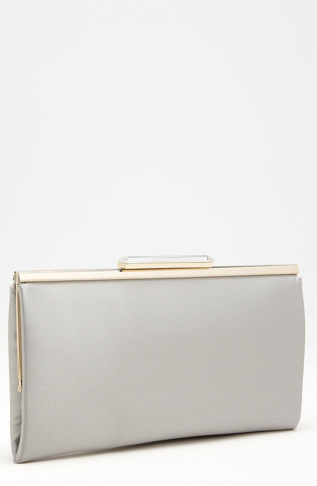 Crystal Topper Clutch, Main, color, SILVER