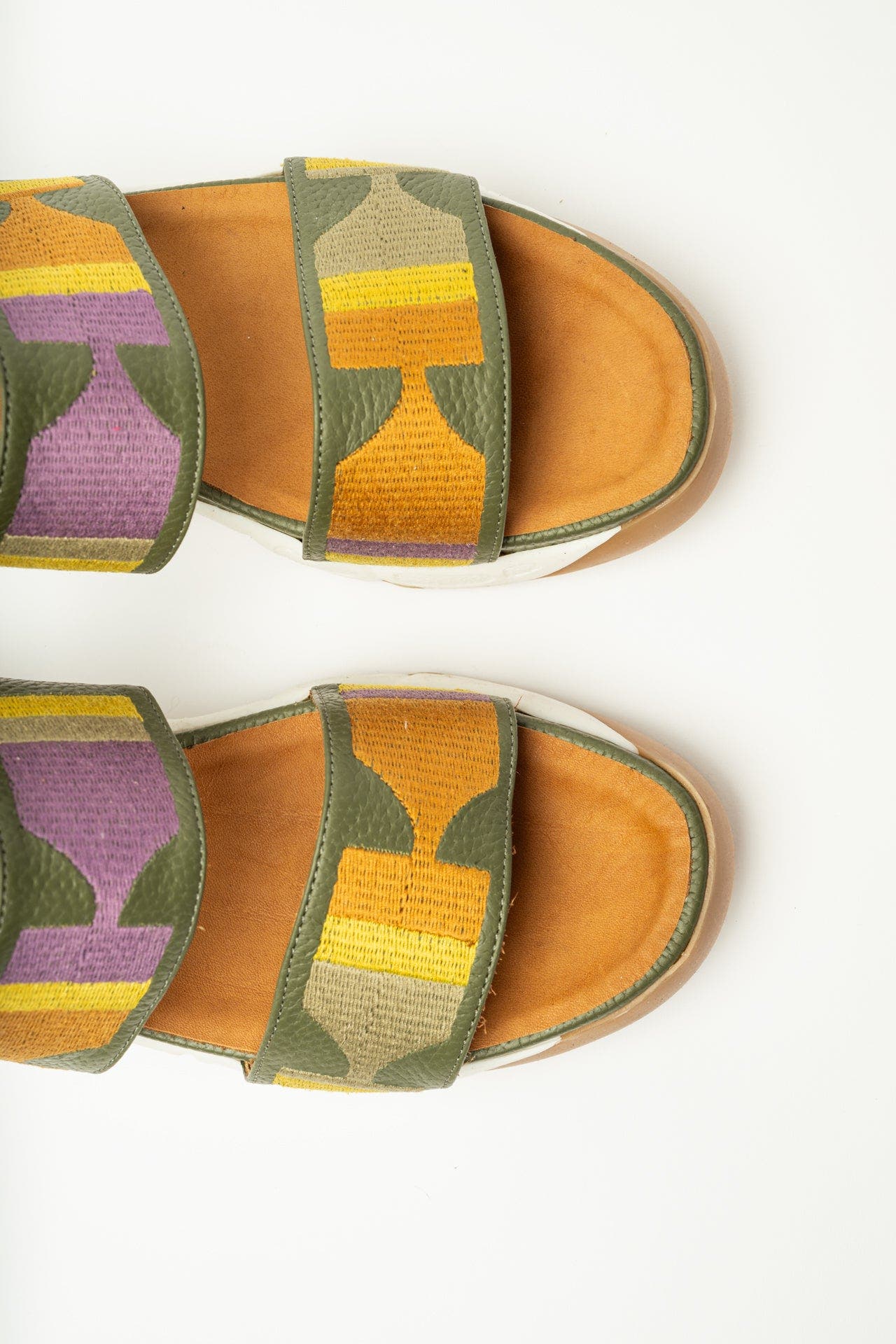 Don't you burn me Sandal, Alternate, color, Army