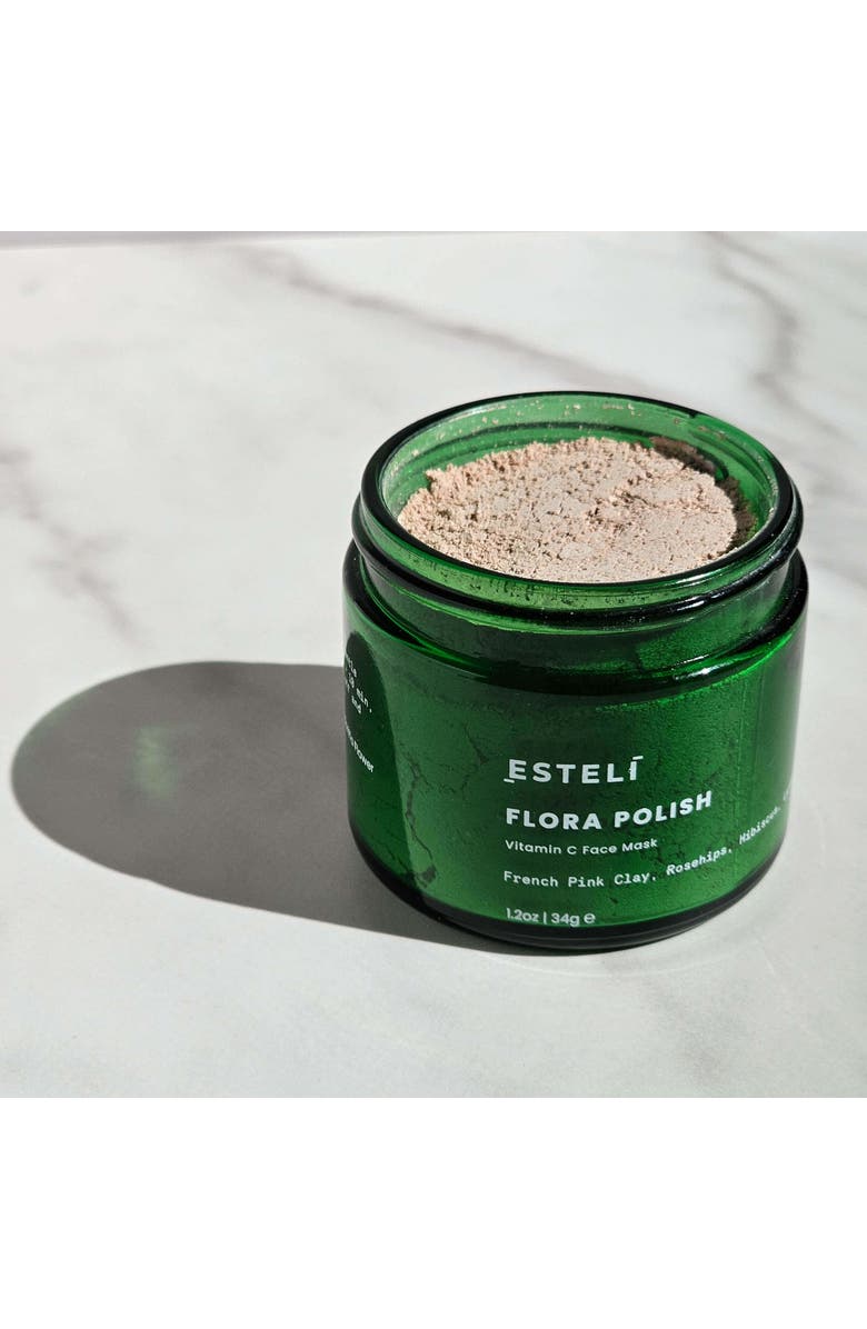 Esteli FLORA POLISH Vitamin C Face Mask FACE, Alternate, color, Dark Green