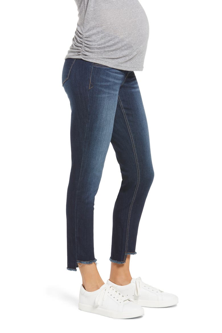 Ankle Skinny Maternity Jeans, Alternate, color, RAQUEL