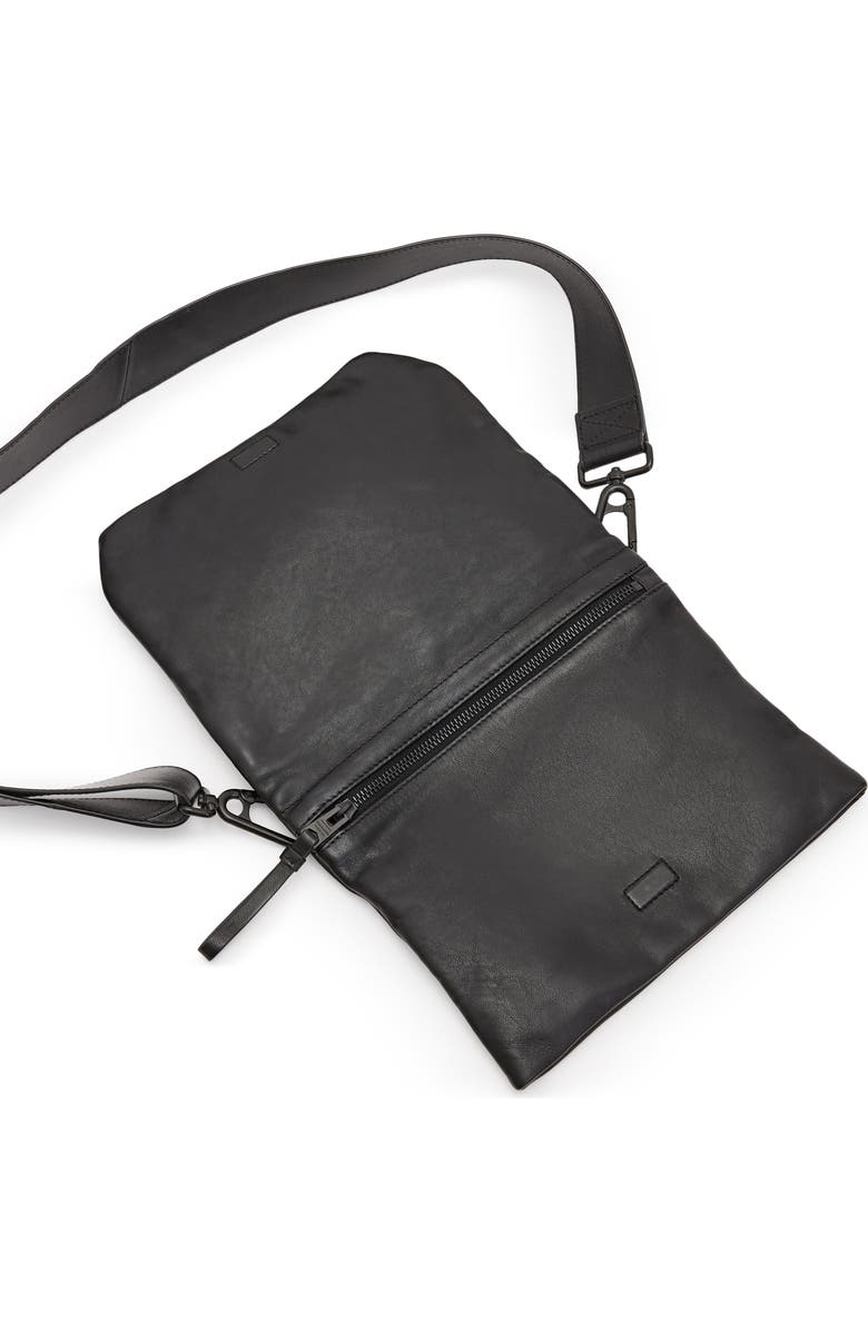 AllSaints Leather Crossbody Bag, Alternate, color,