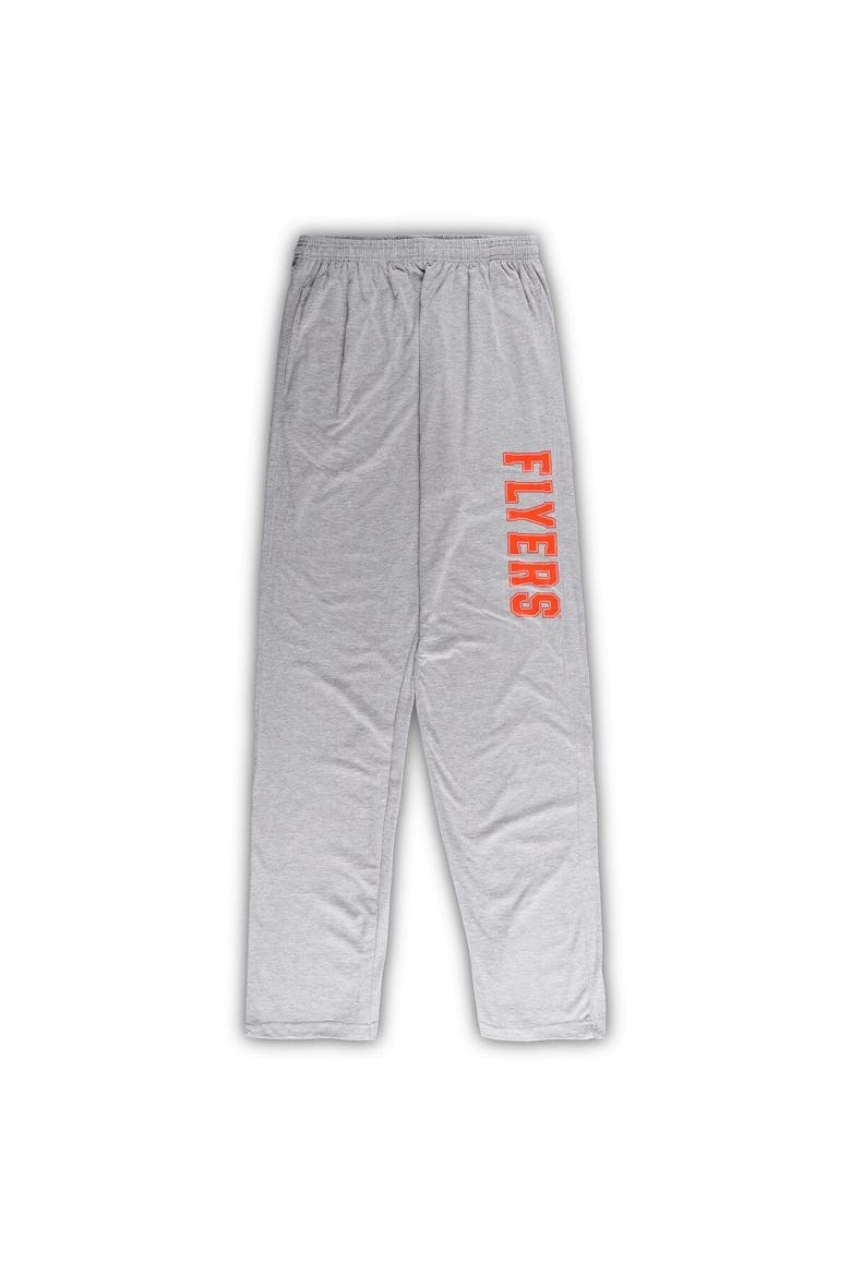 Men's Philadelphia Flyers Black/Heather Gray Big & Tall T-Shirt & Pants Lounge Set, Alternate, color, Black