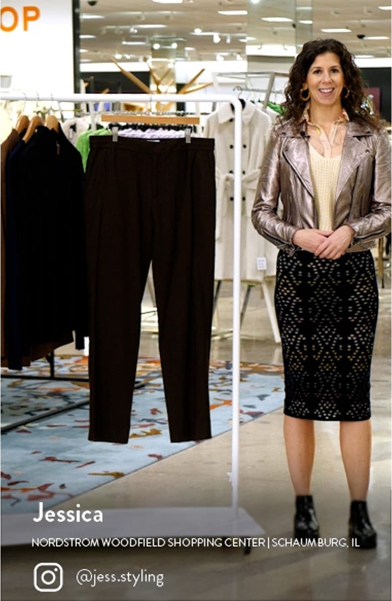 Wool Blend Flannel Pull-On Pants, sales video thumbnail