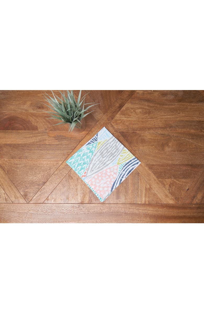 C&F Home Surfside Sound Cotton Napkins Set of 6 - Nautical Beach, Alternate, color, Blue