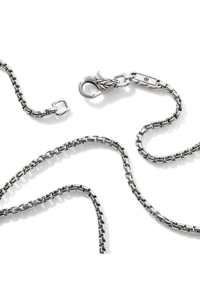 John Hardy Box Chain Necklace, Alternate, color, Silver