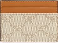 MCM Small Himmel Lauretos Coated Canvas Card Case