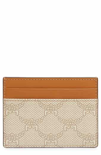 MCM Small Himmel Lauretos Coated Canvas Card Case