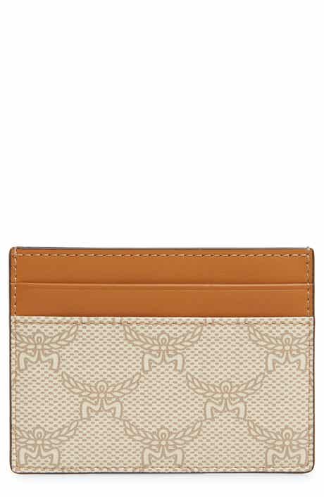 MCM Small Himmel Lauretos Coated Canvas Card Case