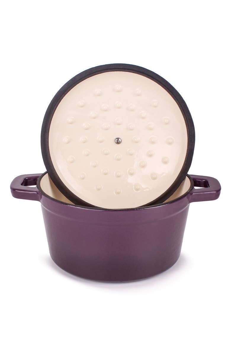 BergHOFF Neo 3-Piece Cast Iron Set, Alternate, color, Purple