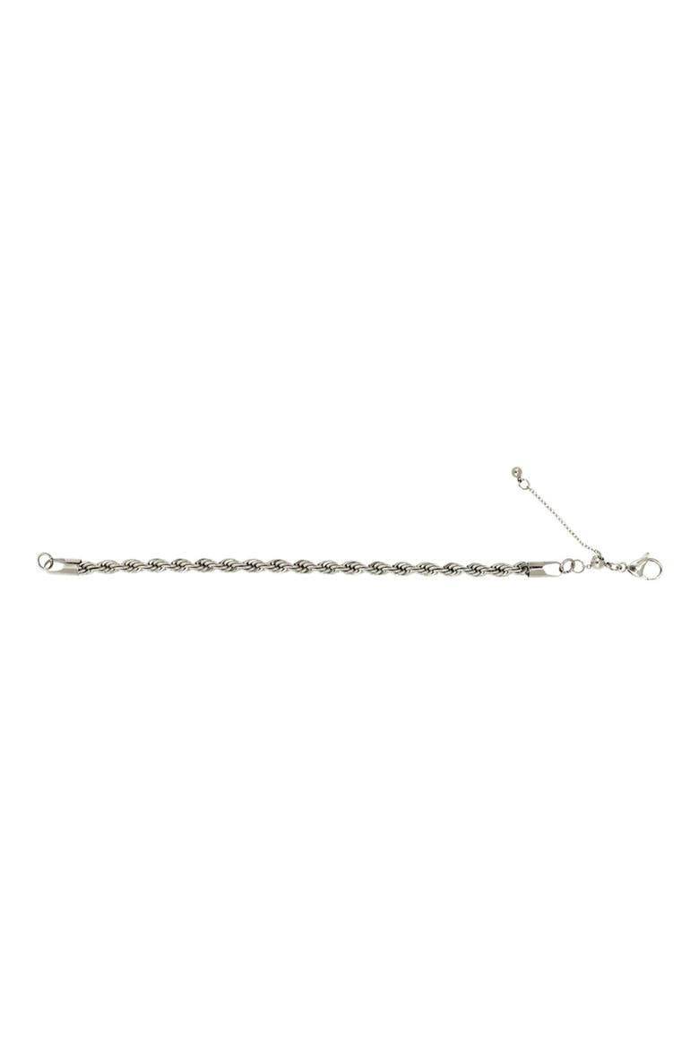 Twist Chain Bracelet, Alternate, color, SILVER