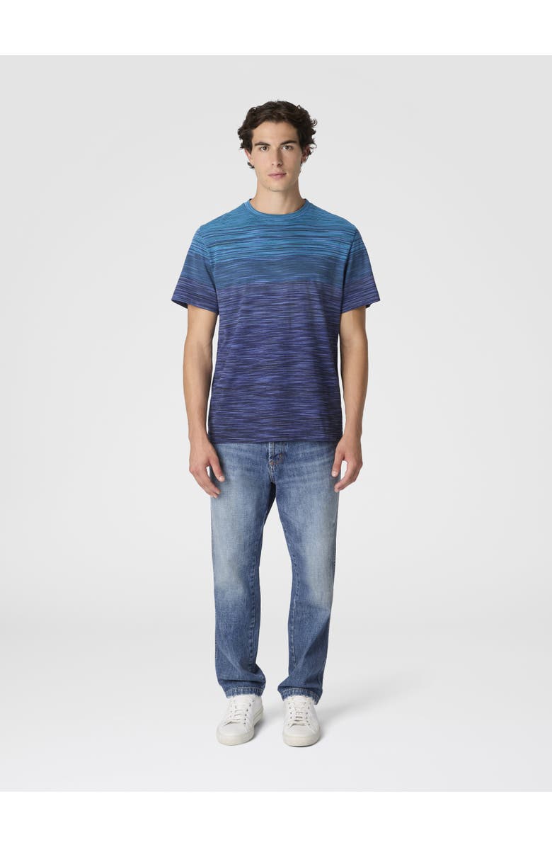 Missoni T-shirt With Faded Flame Pattern, Alternate, color, Blue