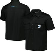 THE WILD COLLECTIVE Men's The Wild Collective Black Charlotte FC Utility Button-Up Shirt