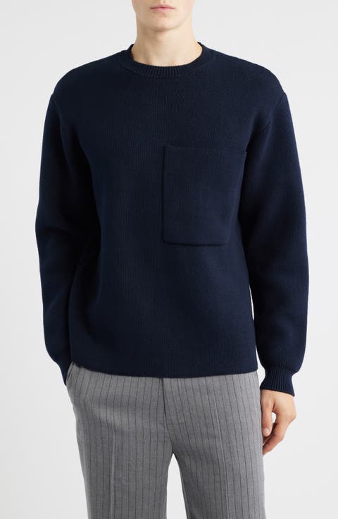 Oversize Cotton Blend Sweater