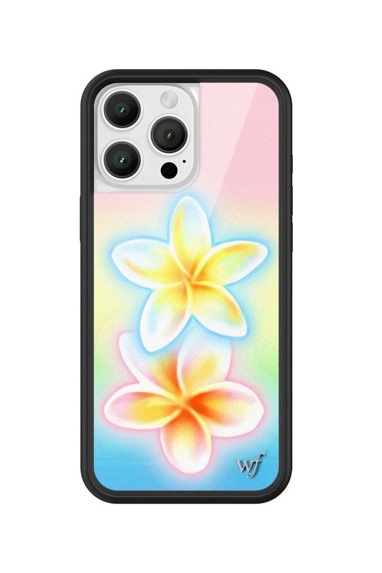 Pastel Plumeria iPhone Case, Alternate, color, Yellow