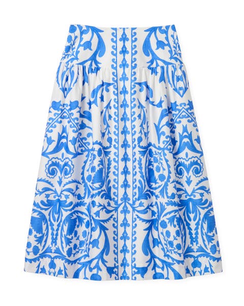 Georgia Printed Midi Skirt