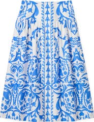 Cartolina Georgia Printed Midi Skirt