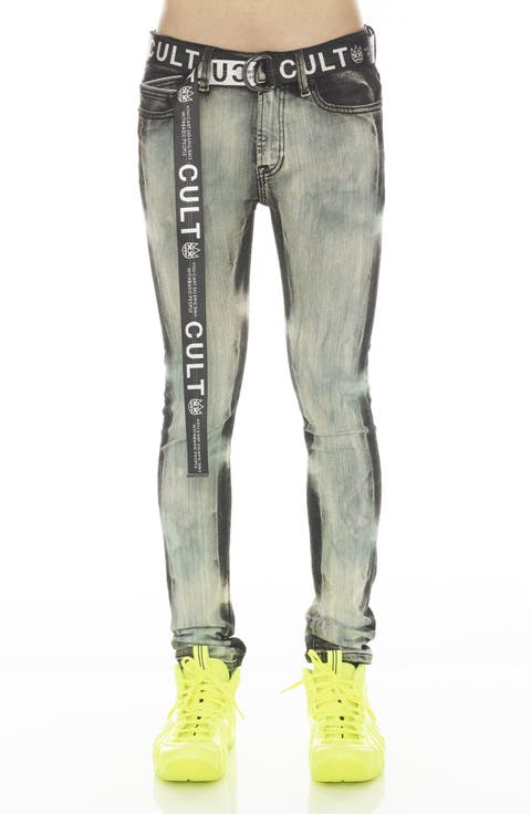 Punk Super Stretch Skinny Jeans (Glazed)