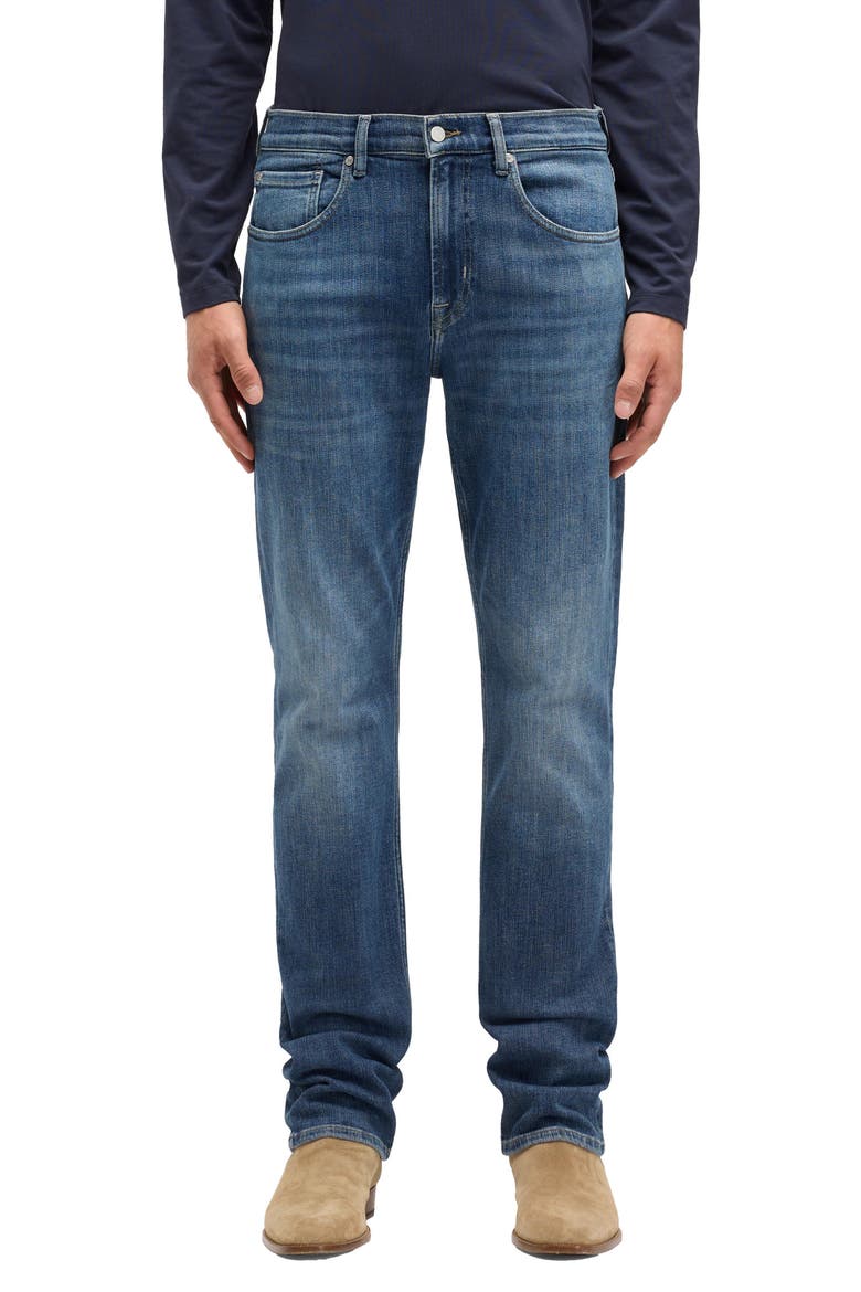 The Straight Leg Jeans, Main, color, ESTATE