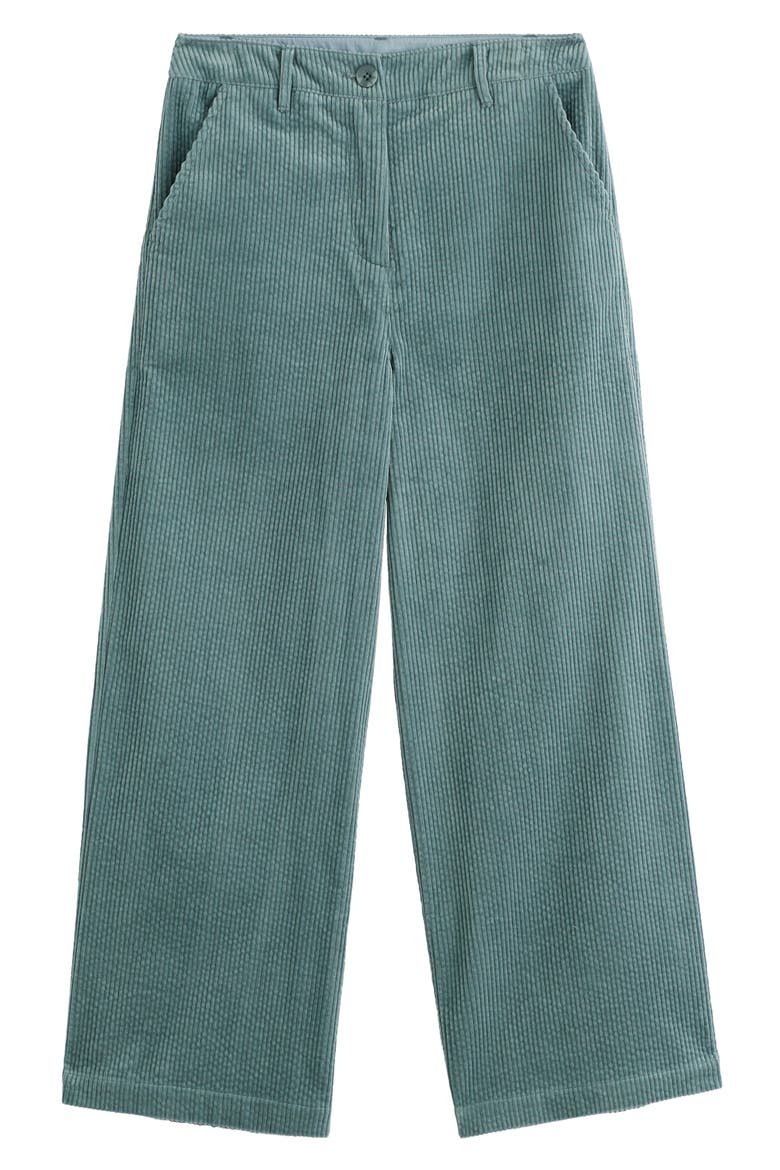 Asphodel Crop Wide Leg Corduroy Pants, Alternate, color, LICHEN