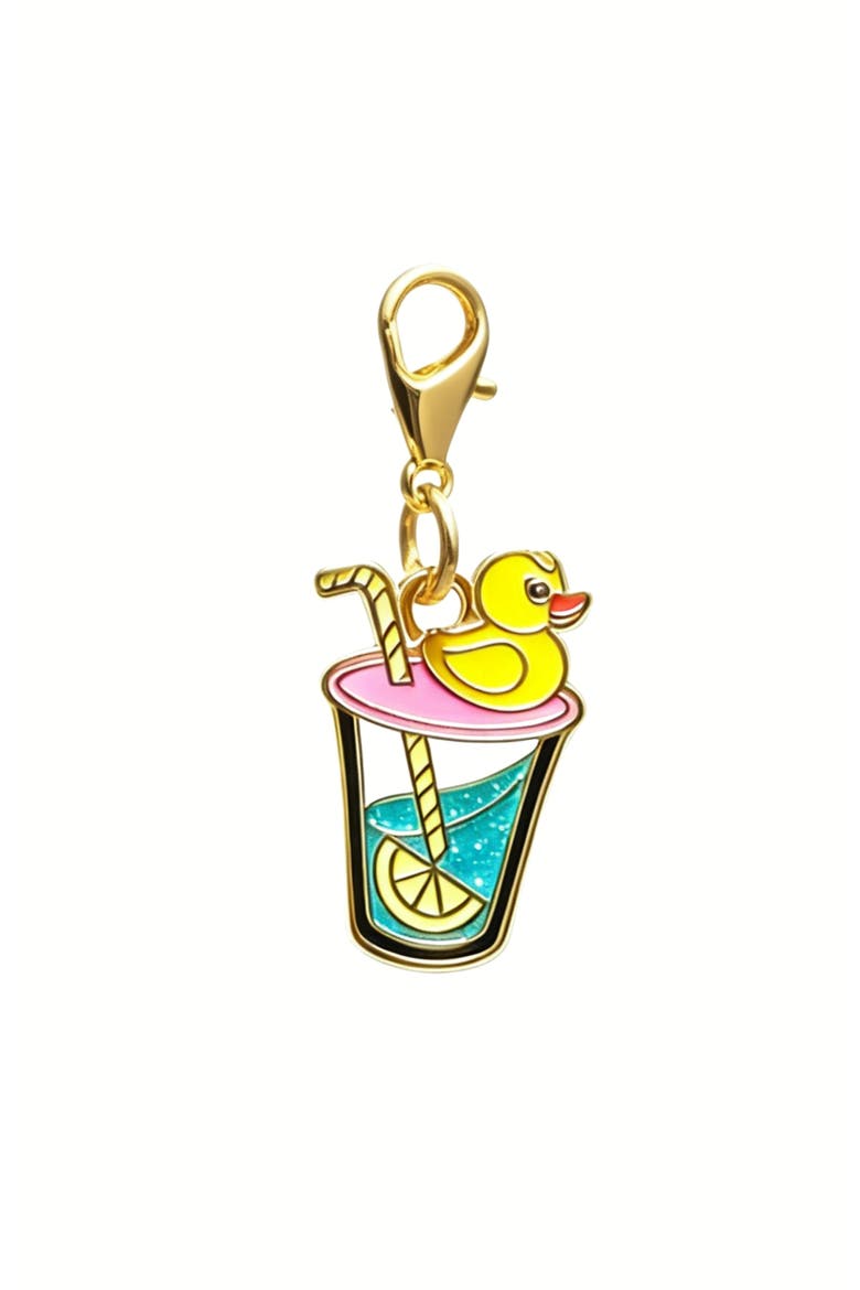 Summer Drink Pet Collar Charm, Main, color, Summer Drink