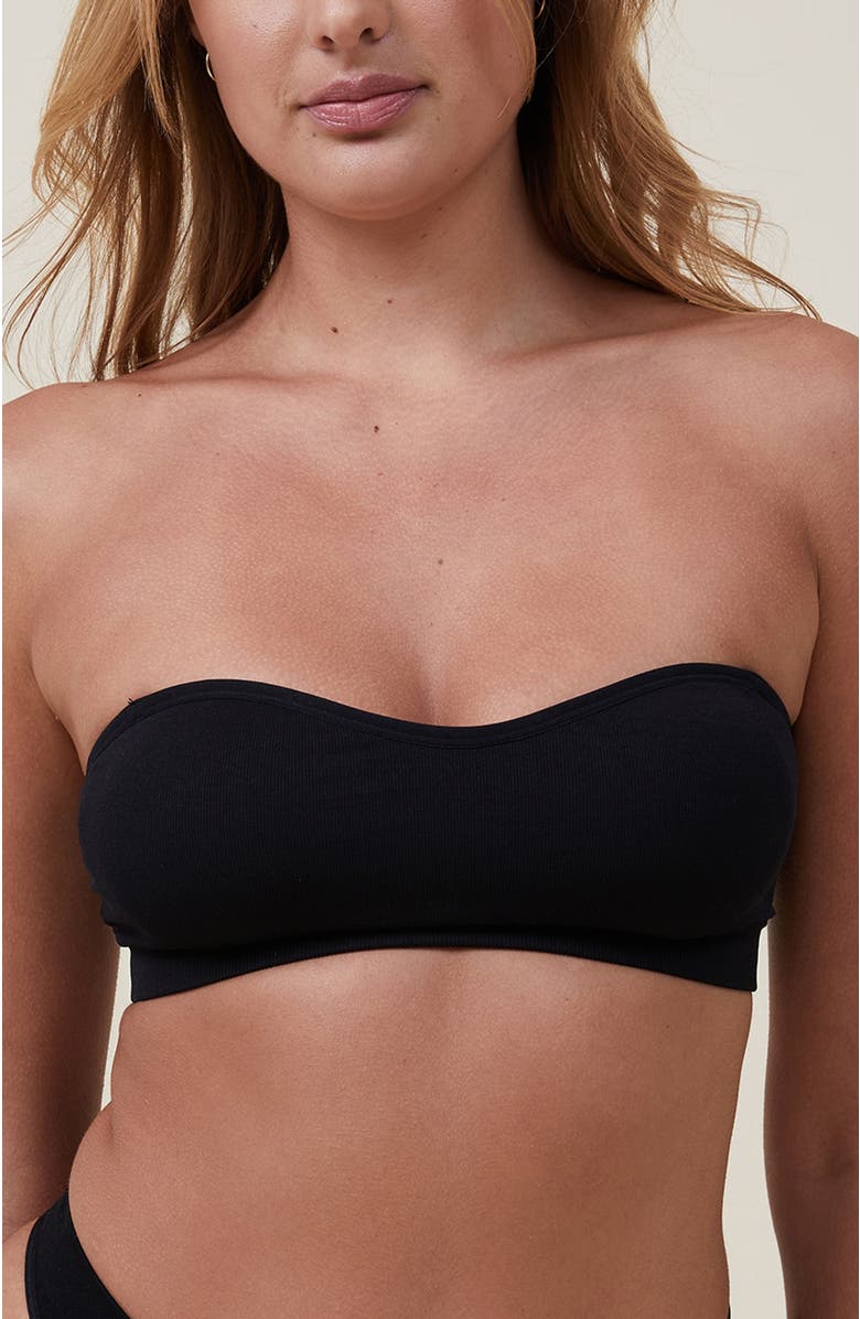 COTTON ON BODY Women's Seamless Sweetheart Padded Bandeau, Alternate, color,