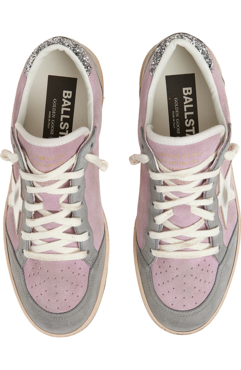 Golden Goose Ball Star Low Top Sneaker, Alternate, color, Lilac/ Grey