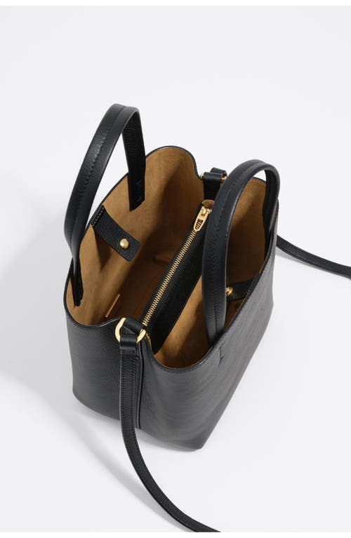 Bimba Y Lola Top-handle Leather Satchel Bag In Black