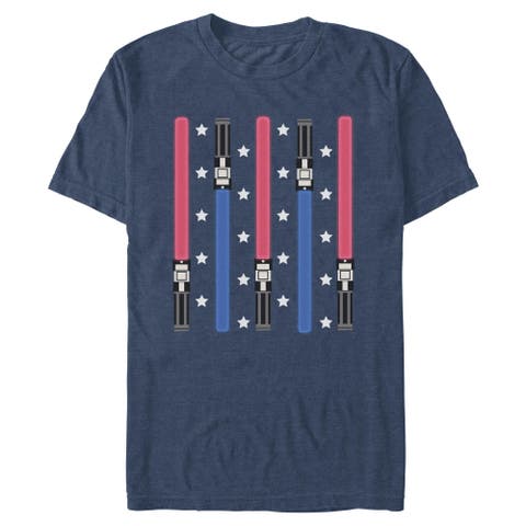 Men's Star Wars Festive Lightsabers  Graphic T-Shirt