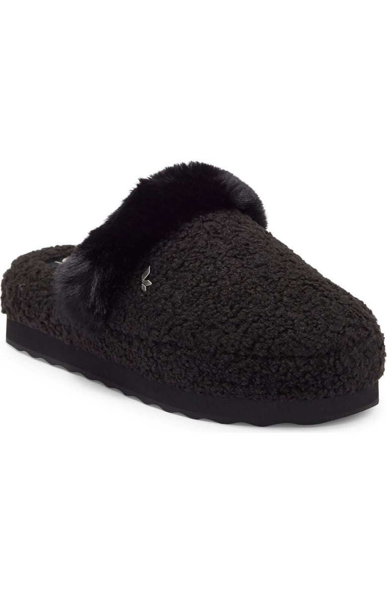 Koolaburra by UGG<sup>®</sup> Peachee Faux Shearling Slipper with Faux Fur Trim, Main, color,