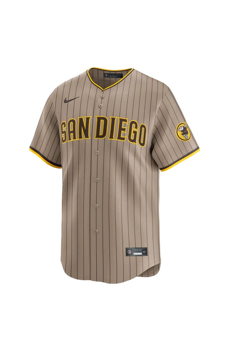 Nike Men's Nike Fernando Tatis Jr. Khaki San Diego Padres Alternate Limited Player Jersey, Alternate, color, 