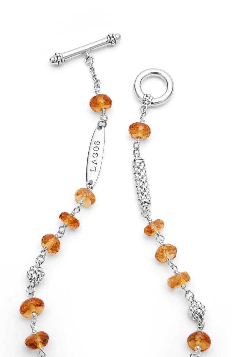 LAGOS Caviar Icon Beaded Cirtine Toggle Bracelet, Alternate, color,