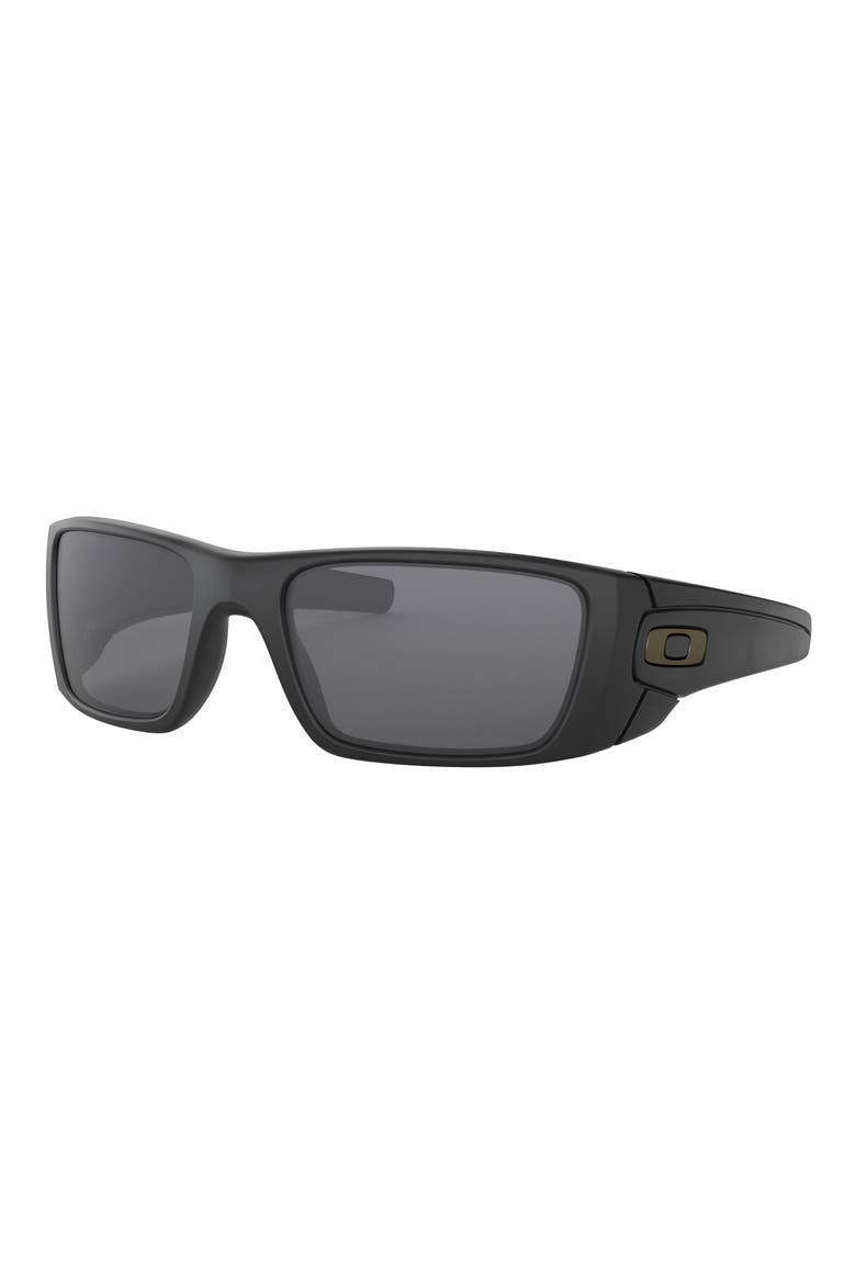 Fuel Cell 60mm Rectangular Sunglasses, Alternate, color, BLACK