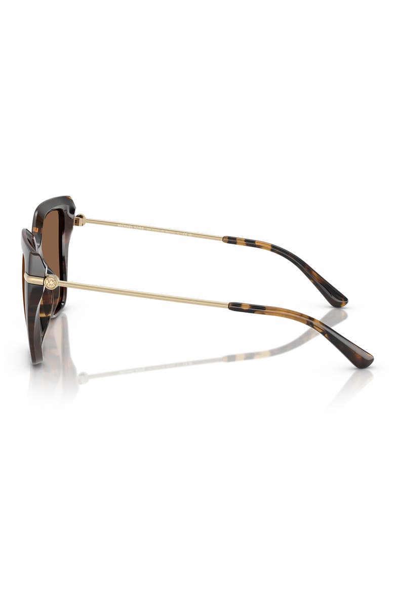 54mm Square Sunglasses, Alternate, color, DK TORT