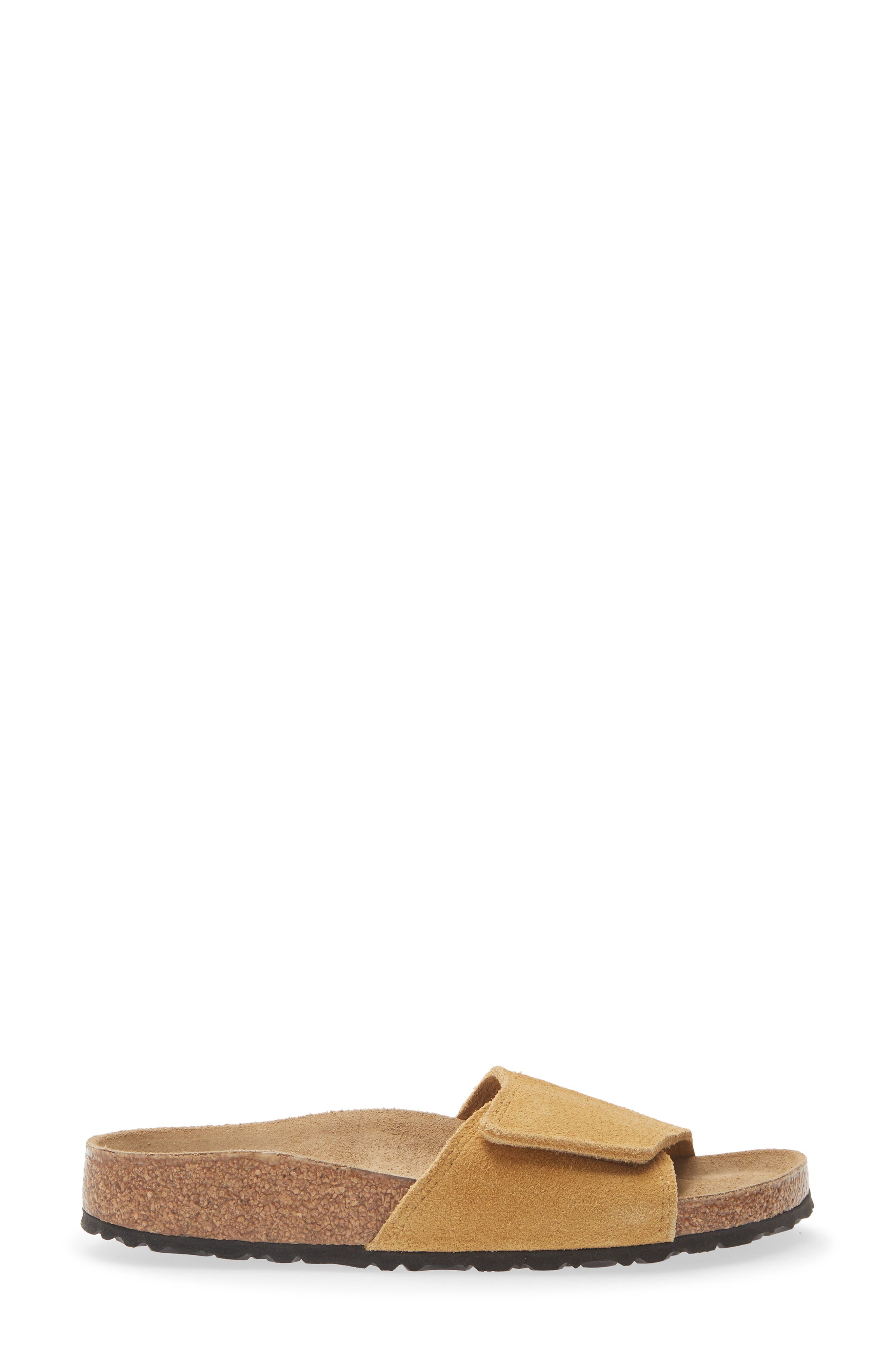 Birkenstock Sylt 2.0 Slide Sandal, Alternate, color, Cork Brown Suede