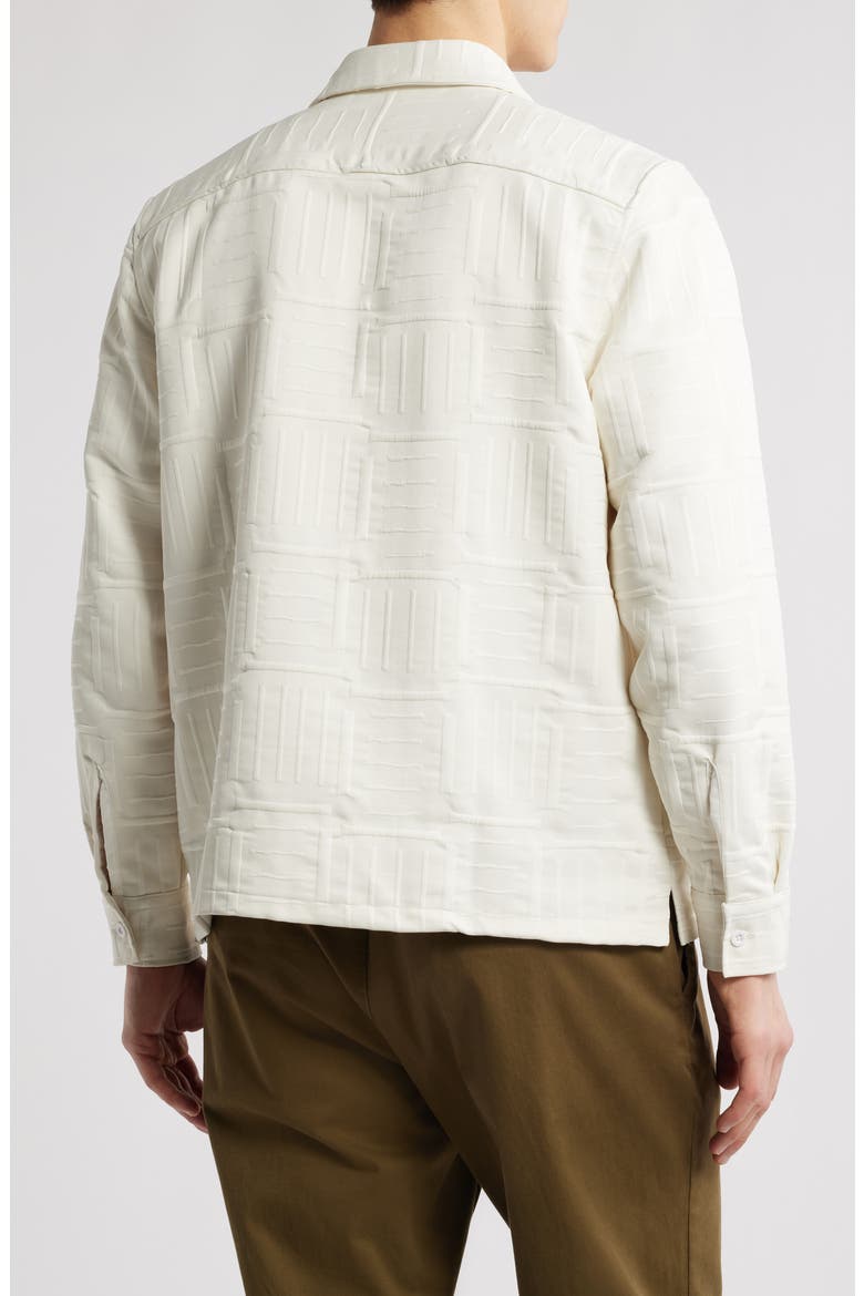 Ladder Pearce Oversize Shirt, Alternate, color, ECRU
