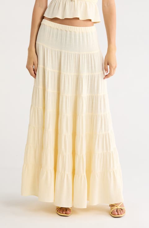 Carrie Tiered Maxi Skirt