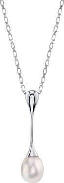 The Pearl Source Freshwater Pearl Long Teardrop Pendant