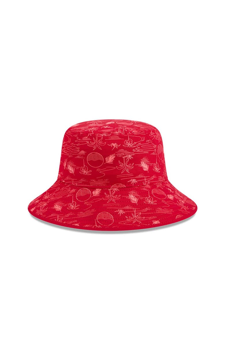 New Era Youth New Era  Red St. Louis Cardinals 2025 Spring Training All Over Print Bucket Hat, Alternate, color, 