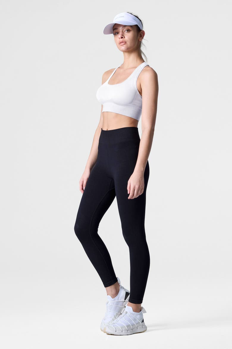 Women's Tech Merino Mid-Support Sports Bra, Alternate, color, White