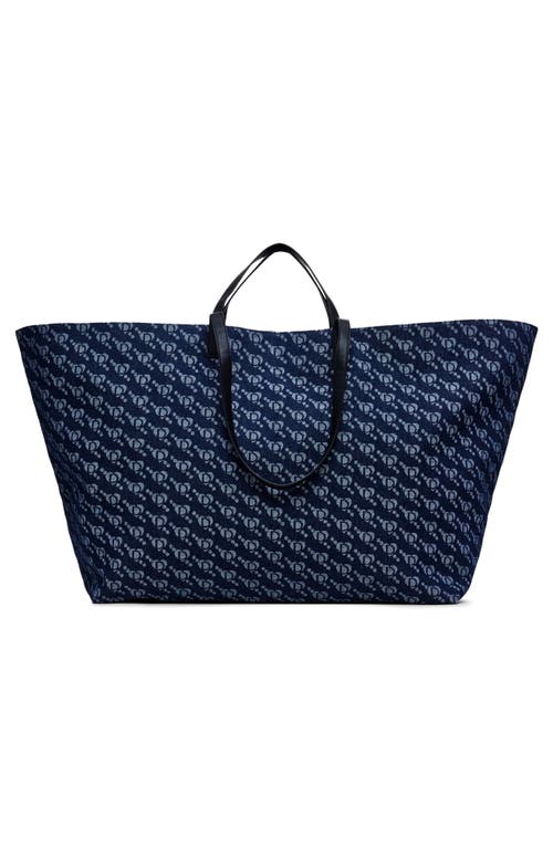 Desigual Logo Shopper Bag In Blue