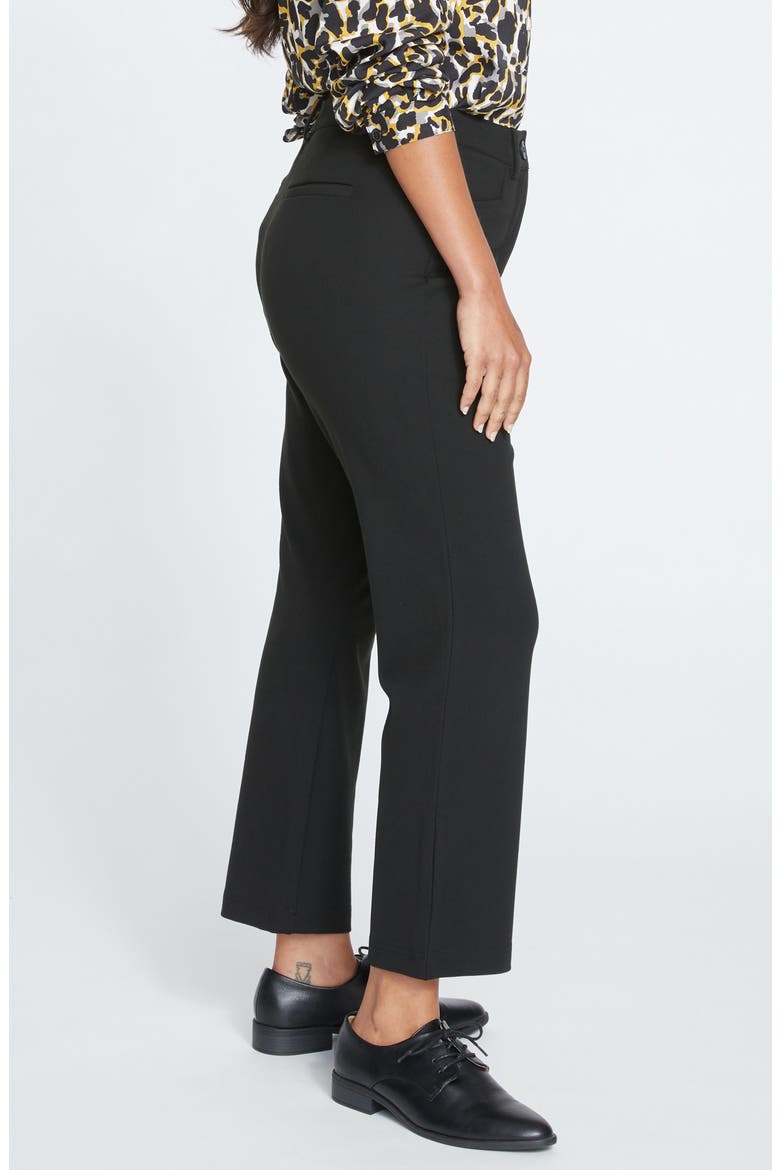 Ponte Cigarette Pants, Alternate, color, BLACK