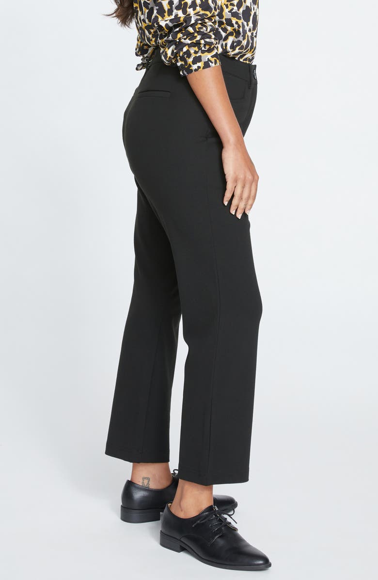 Universal Standard Ponte Cigarette Pants, Alternate, color, Black